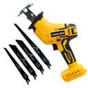 Reciprocating Saw Compatible with DeWalt 20V Battery,Brushless Power Recipro Saw,0-3000 SPM Variable Speed, Tool-free Blade Change, 4 Saw Blades Kit for Wood/Metal/PVC Cutting,(Battery and Blades NOT Included)