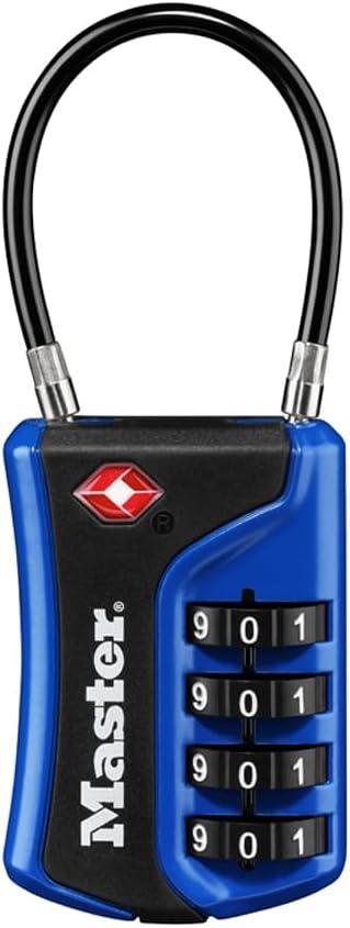 Master Lock 4697D Set Your Own Combination TSA Approved Luggage Lock, 1 Pack