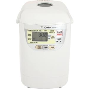 Zojirushi BB-HAC10 Home Bakery 1-Pound-Loaf Programmable Mini Breadmaker, White