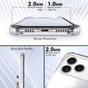 Shields Up Designed for iPhone 17 Pro Max Case, Minimalist Wallet Case with Card Holder (3 Cards) & Ring Stand/Kickstand, [Drop Protection] Slim Protective Cover for iPhone 17 Pro Max (6.9 inch) Clear