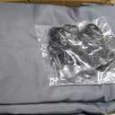 Gazebo Curtains Outdoor Waterproof with Zipper, 4-Panel, Grey, 120"W x 120"L