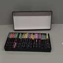 72 Colors Soft Brush Tip Acrylic Markers Set, Paint Pens for Rock, Wood, Fabric, Canvas, Glass, DIY Crafts, Waterproof Paint Markers, Vibrant Acrylic Pens for Artists and Art Projects