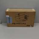 Topyangs Black Stainless Steel Litter Box with Lid, 135 Flip-Top Enclosed Cat Litter Box, Odor-Control Metal Breeze System, Covered High Sides Anti-Spill, Cat Lover Gift