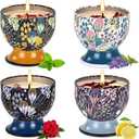 Scented Candles Gift Set of 4, Aromatherapy Candle, Aromatherapy Non Toxic Candle