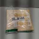 Outus 100 Pcs Cookie Packaging Bags with Seal, 7.1 x 7.5 Inch Bakery Pastry Bags with Window, Heat Sealable Grease Resistant Paper to Go Bake Sleeves for Gift Giving Donut Bread Sandwich (Brown)