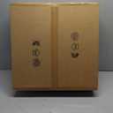 zouzai Low Profile Ceiling Fan with Lights and Remote, 18.9 inch Modern Ceiling Fans Flush Mount, Dimmable LED Fan Light, Ceiling Fans with Lights for Bedroom (Black, Frosted Ring)