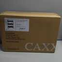 CAXXA 3-Tier Rolling Metal Storage Organizer - Mobile Utility Cart with Caster Wheels, Gray