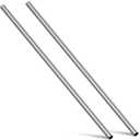 Hicarer 2 Pcs 1" OD 304 Stainless Steel Tubing 48 Inch Length Thickened Pipe Wall & Weldable Tubing 16 Gauge Round Metal Tube Industrial for Home Furnishing, Machinery