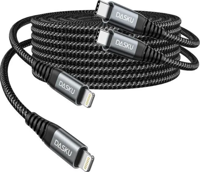 10 Ft iPhone Charger Cord 1Pack Long MFi Certified Lightning Cable 10 Feet Braided USB iPhone Charging Cord with Apple iPhone 14 13 12 11 Pro Max XS XR X 8 7 6 5 Plus iPad