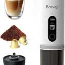 Portable Self-Heating Espresso Machine and Coffee Maker Including Milk Frother