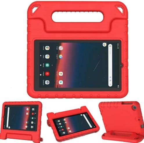 BMOUO Kids Case for Walmart Onn 7 inch Gen 3 2022 (Model:100071481), Light Weight Shockproof Convertible Handle Stand Case for Onn 7" Tablet 2022 (Only Fit for 2022, 3rd Gen), Red