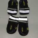 QUMY Dog Shoes for Large Dogs, Medium Dog Boots & Paw Protectors for Winter Snowy Day, Summer Hot Pavement, Water-Resistant in Rainy Weather, Outdoor Walking, Indoor Hardfloors Skid-Resistant Sole (Size 6: 2.6''x3.0''(W*L) (Pack of 4))