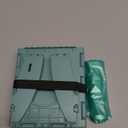 Portable Potty Seat for Toddler Foldable Travel Potty Training Toilet Seat with Cleaning Bags Reusable for Outdoor Camping, Travel, Kids Toddler Travel Potty Seat (Green)