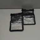 Hiearcool Waterproof Phone Pouch, Universal Case Compatible for iPhone 17 16 15 14 13 Pro Max Plus Up to 8.9", IPX8 Beach Travel Essentials-Black-2 Pack