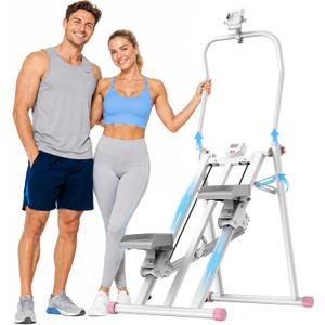 HXD-ERGO Stair Stepper for Home with 3-Level Resistance and 2 Incline Modes