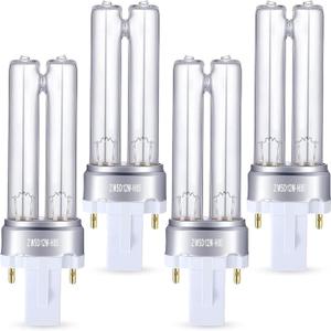 4 Pack Replacement Bulb, 5W UV-C Bulb Compatible with Germ Guardian LB4000 AC4300BPTCA, AC4825, AC4850, AC4850PT, AC4900, AC4900CA, AC5300B, AC5350B, AC5350W Air Purifier