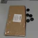 Houseables Sample Containers, Lip Balm Containers, Sample Jars, Mini Jars with Lids, Small, Empty for Makeup, Powder, Gloss, Cosmetic, Tiny, Chapstick, Dab, Wax, Scrub, Little, Plastic, 3 Gram, 50 PK (Black)