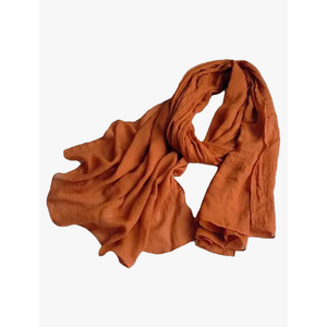 Winter Cotton Linen Scarf Solid Color Fashion Ladies Soft Linen Scarves 75X190cm