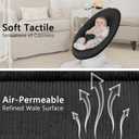 Baby Swing Cover - Compatible with 4moms MamaRoo 4 Old Model Before 2022 - Soft & Breathable Fabric, Machine Washable, Perfect for Baby & Newborn (Cover Only) Black