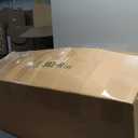 Amazon Basics Large Cat Litter Box with High Sides, Top Entry, Includes Scoop, 20.5 x 14.75 x 14.38 inches, Grey