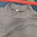 Women Long Sleeve Shirts Rib Knit Slim Fit Tops Basic Tee 2025 Fall Outfits Casual T-Shirt Underscrubs Layer Clothes L