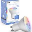 Feit Electric 50-Watt Equivalent MR16 Alexa Google Siri Smart RGBW LED Light Bulb White