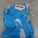 Girls Swimsuit Rash Guard Bathing Suit for Girls 2 Piece Short Sleeve Solid Color UPF 50+ Padded Zip Swimwear 7-18y (9-10 Years, Light Blue)