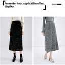 2025 New Bead Sewing FootP369 New Bead Sequin Special Presser FootWedding Dress Bead Fabric Sewing and Beaded Materials (Style A+Style B)