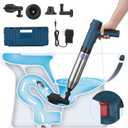 Battery Powered Electric Toilet Plunger,Plunge Blaster,Powered Plunger,High Pressure Toilet Plunger,Air Toilet Plunger,Air Plunger for Toilet