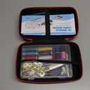 Handheld Sewing Machine with Black Storage Case and 109-Piece Sewing Kit, Mini Portable Cordless Hand Sewing Machine, Ideal for Adults & Beginners, Complete Set of Quick Home Clothing Repair Tools