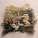 12 Kinds of Dried Flowers for Crafts Bulk DIY Natural Dried Pampas Grass Rose Lavender Babys Breath with Stems Dry Flower Bouquets with Hemp Rope Handmade DIY Ideas Home Decor Floral Arrangement