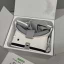 Phone VR Headset, Virtual Reality Glasses Goggles Compatible with iPhone 17 16 15 14 13 12 Pro Samsung Galaxy S24 S23 S22 S21 VR Goggles w/Wireless Headphones for Adults & Kids, White