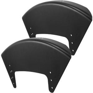 FOMIYES Wheelchair Mudguards 2pcs Side Guards for Sports Wheelchairs - Lightweight, Easy to Install - for Outdoor & Indoor Use - Ideal for Athletes & Active Users (Black Pair)