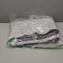 Rugflix 2x6 Runner Rug for Entryway, Kitchen Rugs Soft Non-Slip Washable Runners for Hallway, Abstract Small Carpet with Non-Slip Backing for Bedroom, Living Room, Navy Blue/Black (01-ocean Blue)