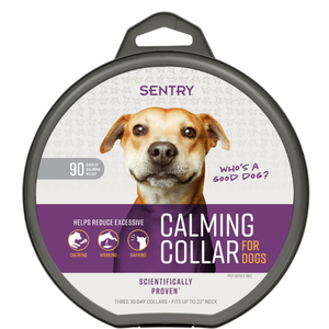 Sentry Calming Collar For Dog 3 Pack Up To 23" Neck Lavender Fragrance Lot Of 3