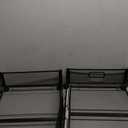 Under Bed Storage with Wheels, 2 Pack Under Bed Shoe Storage Organizer Drawer, Tool-free Assembly Metal Underbed Storage Containers for Clothes, Shoes, Black, 24.6"D x 16.6"W x 6.2"H