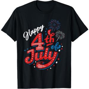 Happy 4th Of July Cool Independence Day Patriotic American T-Shirt