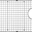 Serene Valley Sink Bottom Grid 28-1/4" x 14-3/8", Side Drain with Corner Radius 3/8",NDG2814S