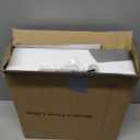 Upgraded Dimmable Floor Lamp for Living Room,1000 Lumens Bulb Included, Modern Floor Lamps Simple Design with Linen Shade, Tall Standing Lamp for Bedroom Office Dining Room, Black Pole Lamp