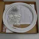 UrbanRed Flexible Bendable Ceiling Curtain Track, 9.8 ft (3 m), Mount for Rail with Curtain Tracks System, Room Divider, Curtains Rod, RV Ceiling Track for Curtains, White