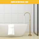 BESy Free Standing Tub Faucet Freestanding Stand Bathtub Faucet Tub Filler