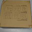 HORLIMER 6x4x1 inches Shipping Boxes Set of 50, White Corrugated Cardboard Box Literature Mailer