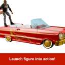 Mattel WWE Action Figure & Toy Vehicle Set, Rey Mysterio Main Event Figure & Lucha Low Rider Car with Launching Action & Hydraulics