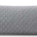 YZ HOME Long Body Pillow for Adults - Firm Body Pillow Insert with Shredded White Memory Foam, Adjustable Height, Soft Support for Side Sleeping, Pregnant Women, Washable (Grey, 20x54 Inch)