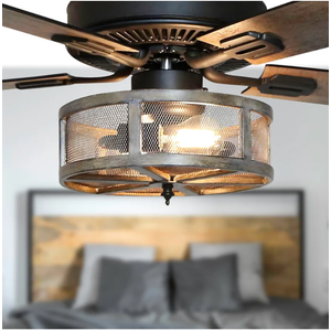 RIVER OF GOODS 52" W LED Indoor Oil Rubbed Bronze ​WiFi Smart Ceiling Fan Compatible ​with Amazon Alexa and Google Home
