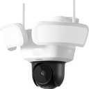 Aosu Floodlight Camera Wired, 3K UHD Security Camera Outdoor, 360 Coverage Surveillance, 24/7 Recording, Motion Detection, 2600-Lumen Motion-Activated Floodlight, Color Night Vision