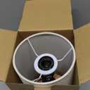 Yarra-Decor Bedside Table Lamp with USB Port - Touch Control for Bedroom Wood 3 Way Dimmable Nightstand Lamp with Round Flaxen Fabric Shade for Living Room, Dorm, Home Office (LED Bulb Included)