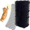 10 Pack 16 x 8 Inch Cat Scat Mat with Spikes, Scat Mat for Cats Cat Deterrent Mat Digging Stopper Repellent Spike Mat