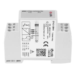 DPA51CM44 3 Phase Monitoring Relay Current Voltage Monitoring Relay Phase Sequence Protector 208-480VAC Phase Sequence Protector with Indicator for 3 Phase Motor