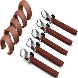 GEOCCI Pottery Handle Making Tool Sculpture Scraper Pottery Carving Tool Pottery Cup Handle Shape Tool for Tea Cup Mug Utensil Vase Handle Clay Cutters (5 PCS)